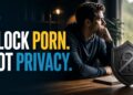 Porn Blockers Without Browsing History: Accountability Without Surveillance
